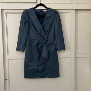 Rebecca Taylor faux leather dress